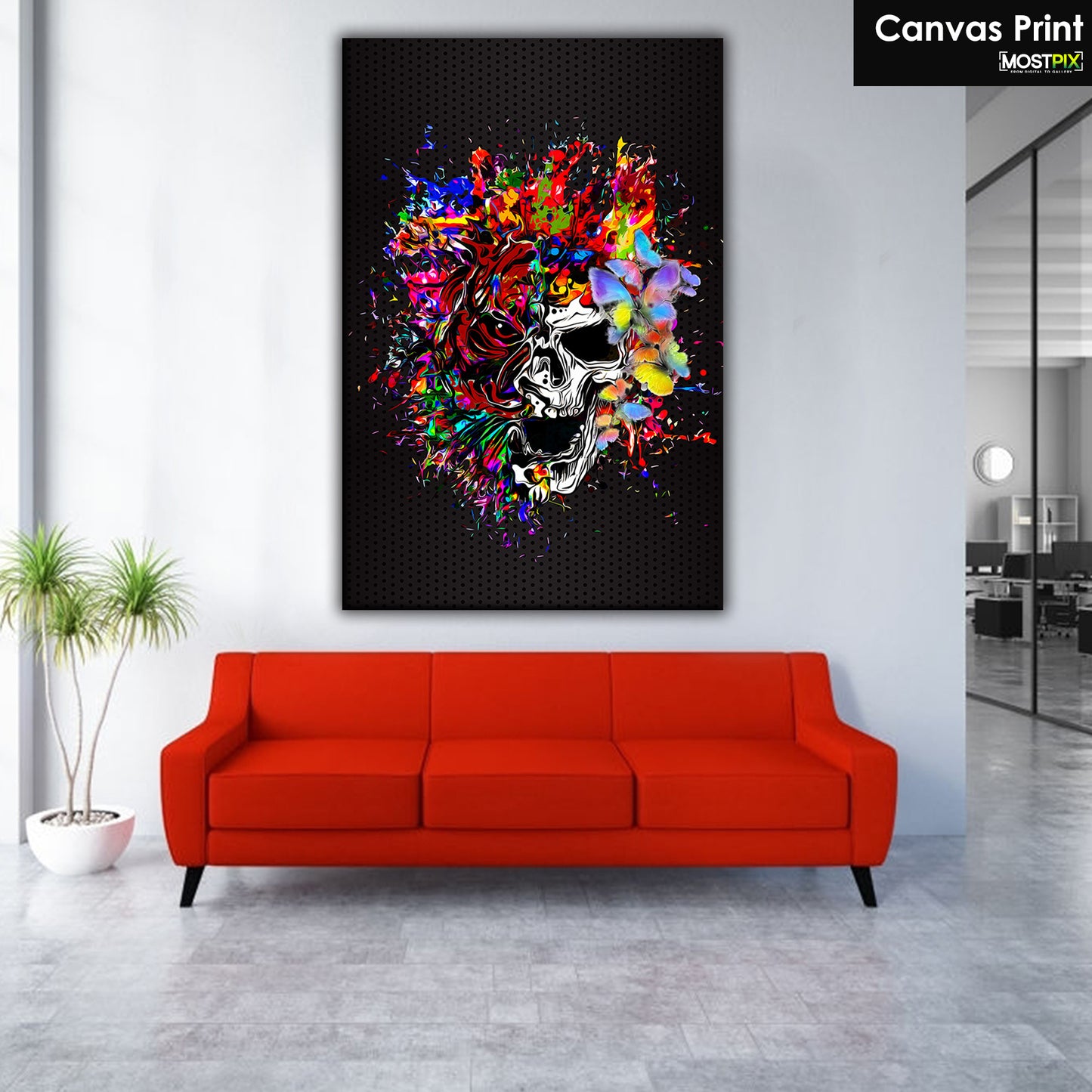 Color Skull | Art Print